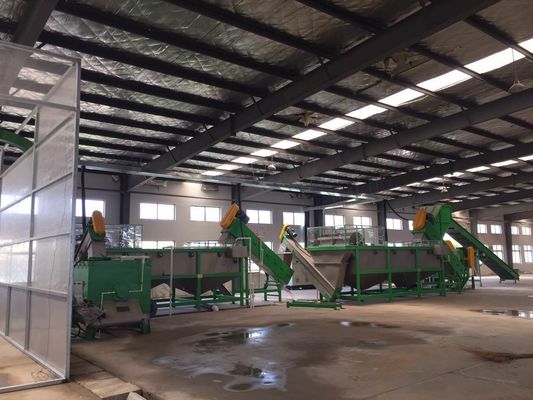 Maszyna myjąco-recyklingowa do rozdrabniania folii PE 1000kg / h