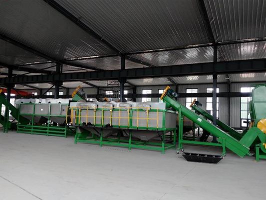 Maszyna myjąco-recyklingowa do rozdrabniania folii PE 1000kg / h