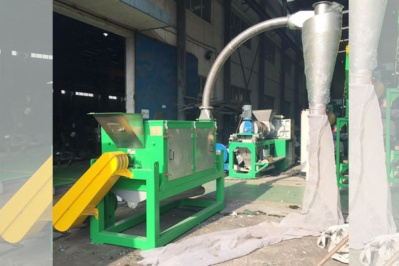 500 kg / h Odwadniająca maszyna do recyklingu folii z tworzywa sztucznego