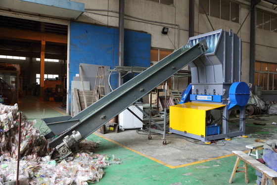Kruszarka do plastikowych butelek 9CrSi Blade, granulator do rozdrabniania tworzyw sztucznych 0,5 t / h
