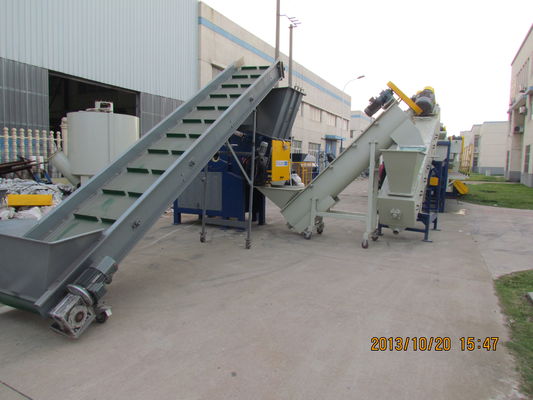 Linia do mycia butelek 380 V, pralka do folii 300 kg / h