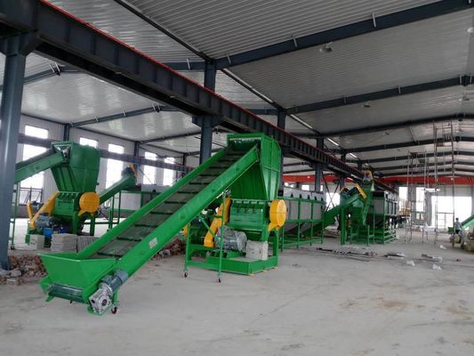 Maszyna do recyklingu polipropylenu 120kW ze stali nierdzewnej