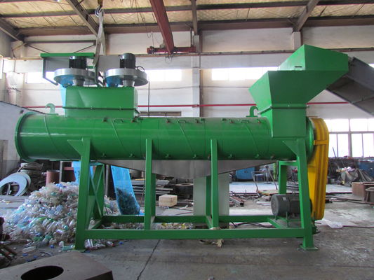2ton / H Plastikowa maszyna do recyklingu Maszyna do usuwania etykiet z zakrętek butelek PET