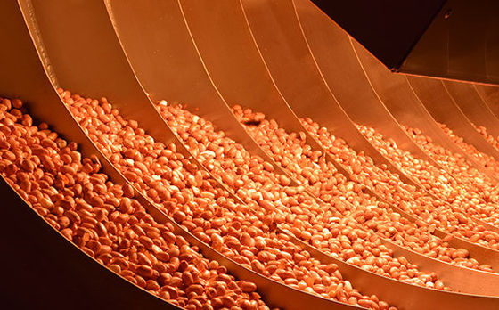2000 kg / h Obrotowa suszarka na podczerwień do żywności Zabija zarazki